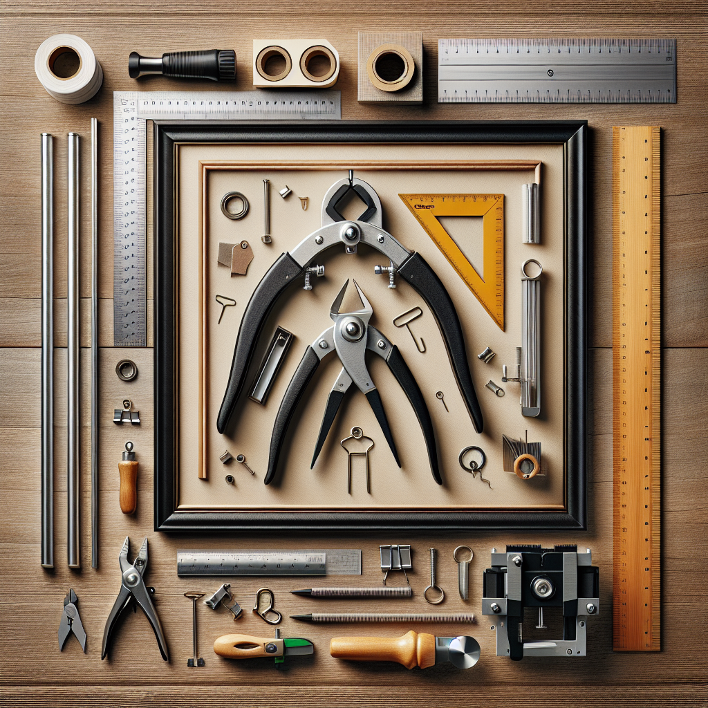 Picture framing tools and supplies